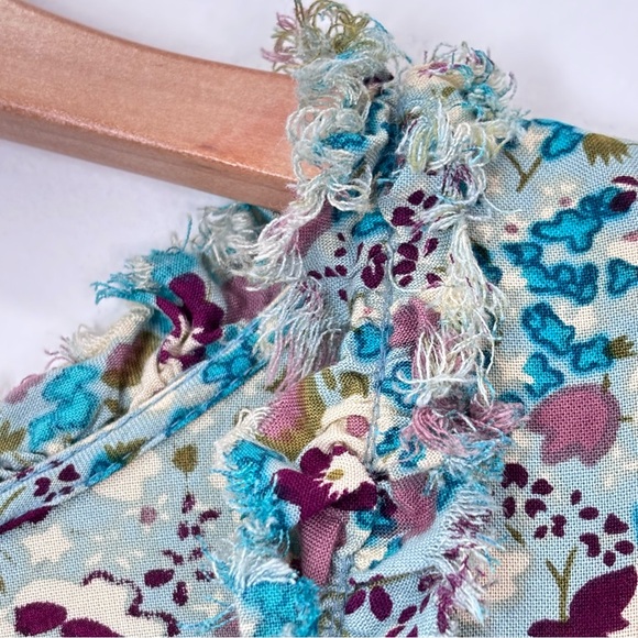 NATURAL LIFE Floral Dress - Blue and Red - Picture 16 of 16